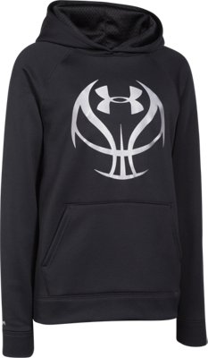Boys’ UA Storm Armour® Fleece Basketball Logo Hoodie Under Armour US