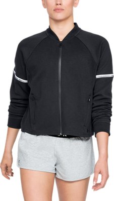 ua unstoppable double knit bomber