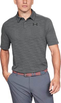 gray under armour polo