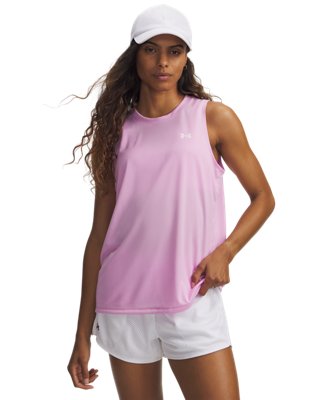 Workout Tanks - Loose Fit Sleeveless in Pink | Under Armour AT