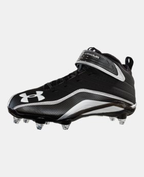 Men’s UA Fierce III Mid D Football Cleats 1 Color $82.99