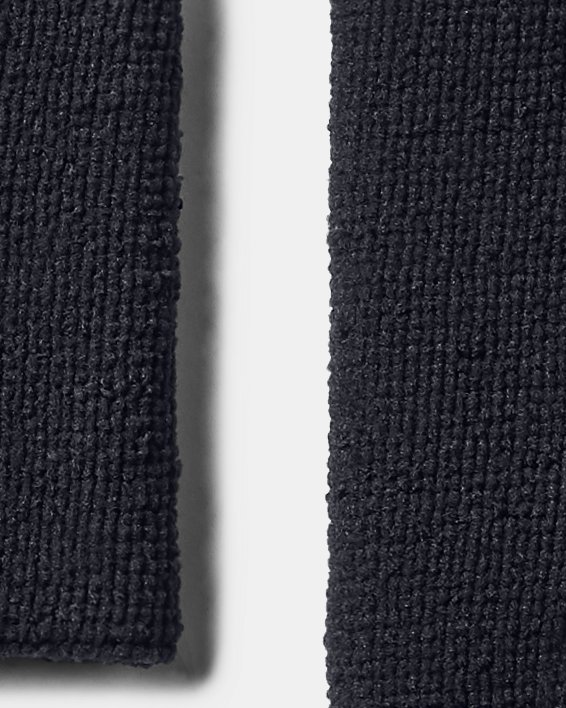6" UA Performance Wristband 2-Pack, Black, pdpMainDesktop image number 0
