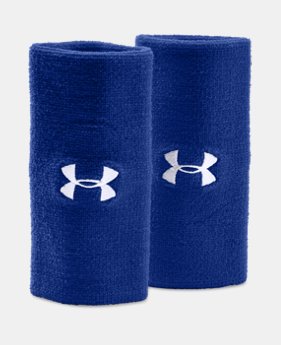 Best Seller 6" UA Performance Wristband 2-Pack 1 Color Available $8.99
