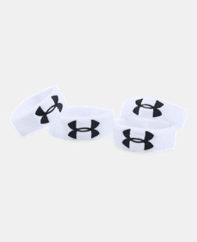 UA 1” Performance Wristband 4-Pack 1 Color Available $12.99