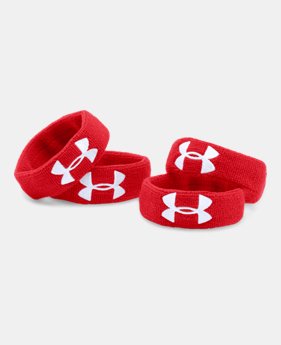 UA 1” Performance Wristband 4-Pack 1 Color $12.99