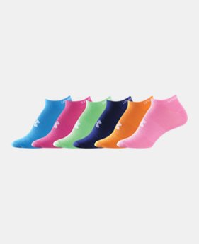 Best Seller Women’s UA No Show Liner Socks – 6pk 1 Color Available $18.99
