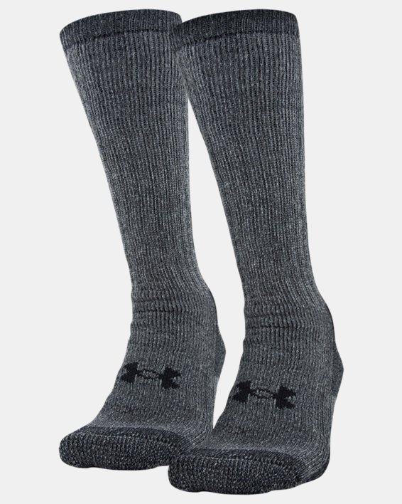 Under Armour Unisex UA Charged Wool Boot Socks - 2-Pack. 3