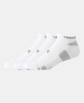Boys' UA HeatGear® No Show Socks – 3-Pack 1 Color $13.99