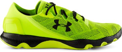 neon yellow under armour shoes