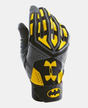 Boys’ UA Batman Motive Batting Glove EXTRA 25% OFF ALREADY INCLUDED 1 Color $15.74