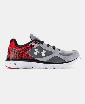 Boys’ Grade School UA Micro G® Velocity Running Shoes 1 Color $36.74