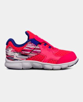 Best Seller Girls' Infant UA Thrill AC Running Shoes 3 Colors $35.99