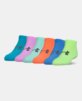 Women‘s UA Big Logo No-Show Socks – 6-Pack 1 Color $20