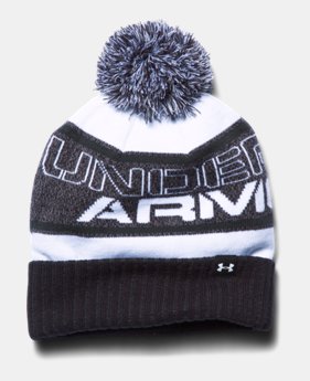 Boys' UA Pom Beanie 3 Colors $29.99