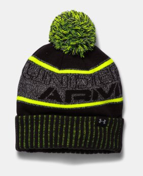 Boys' UA Pom Beanie 1 Color $24.99