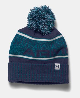 Boys’ UA Pom Beanie 1 Color $29.99
