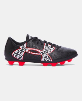 Boys' UA ClutchFitâ„¢ Force 2.0 HG Jr. Soccer Cleats 1 Color $17.99