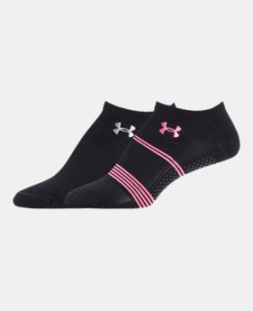Women’s UA Grippy III No Show Socks 2-Pack 1 Color Available $10.99