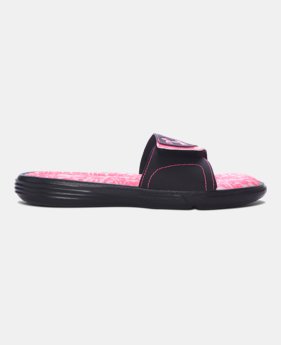 Women’s UA Power in Pink® Ignite VII Slides LIMITED TIME: FREE SHIPPING $39.99