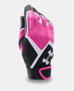 Boys' UA Clean-Up VI Batting Gloves 1 Color $11.24