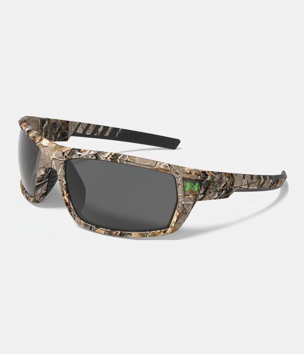 UA Storm Ranger Polarized Camo Sunglasses, SATIN REALTREE,