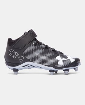 Men's UA C1N Mid D Football Cleats 1 Color $99.99