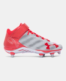 Men's UA C1N Mid D Football Cleats EXTRA 25% OFF ALREADY INCLUDED 1 Color $56.24