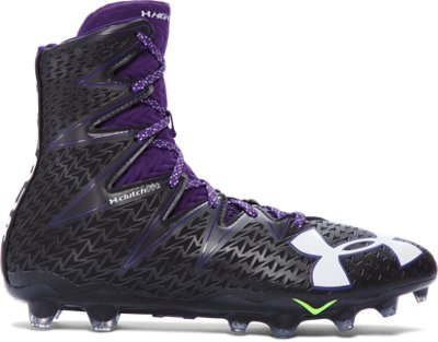 under armour purple cleats