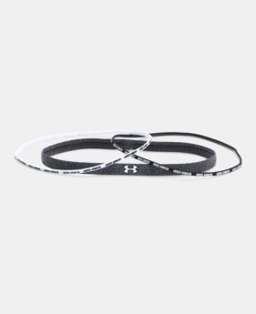 Women’s UA Mini Wordmark Headbands - 4 Pack 1 Color $10.99