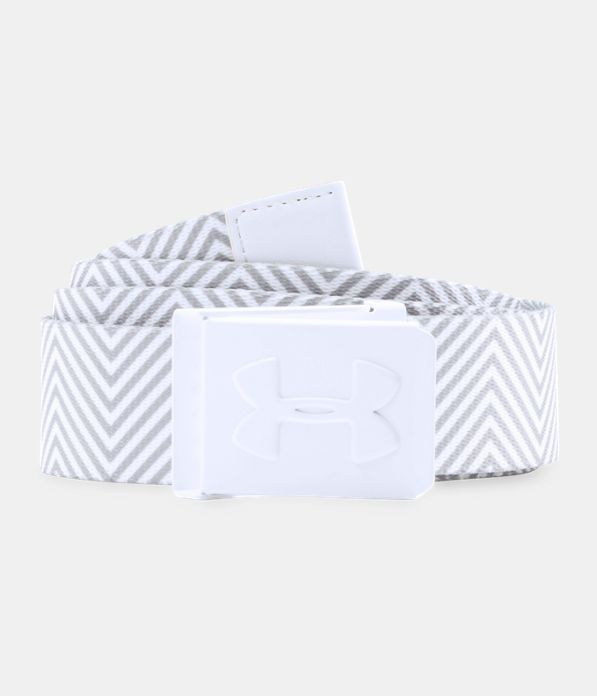 Women's UA Golf Belt, White,