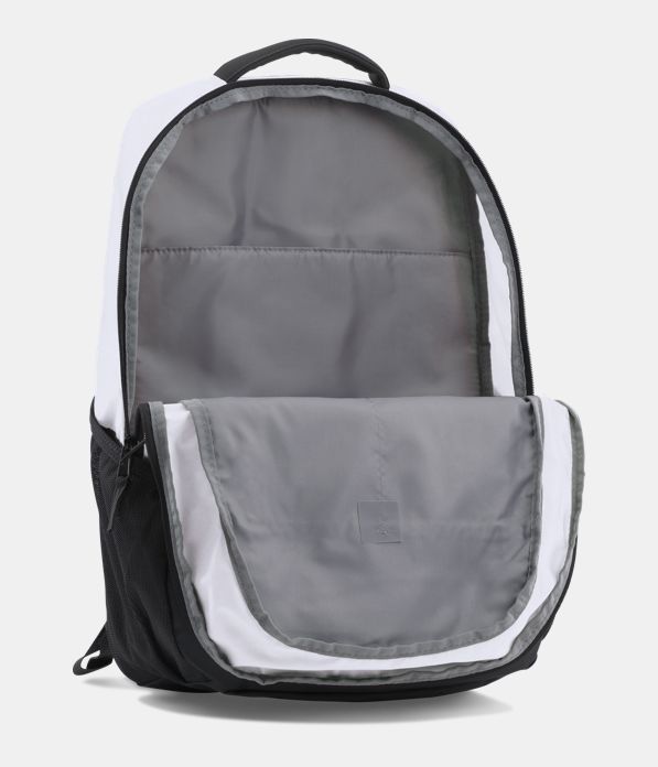 UA Team Hustle Backpack, White,