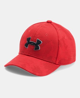 Boys' UA Printed Blitzing Cap 4 Colors $21.99