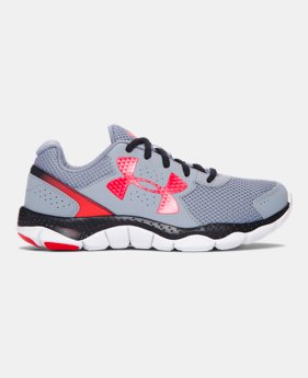 Boys' Grade School UA Engage III Big Logo Running Shoes 2 Colors $54.99