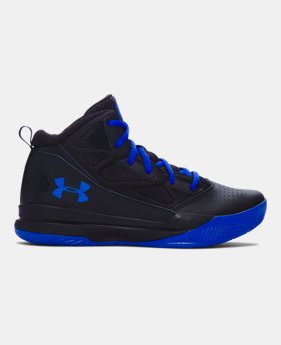 Boys‘ Grade School UA Jet Mid Basketball Shoes 1 Color $54.99