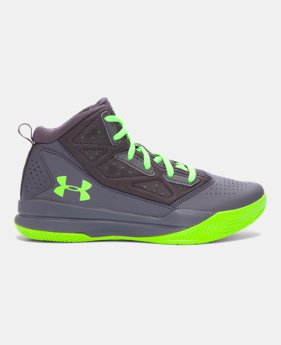 Best Seller Boys‘ Grade School UA Jet Mid Basketball Shoes 1 Color $54.99