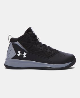 Boys‘ Pre-School UA Jet Mid Basketball Shoes 1 Color $32.99