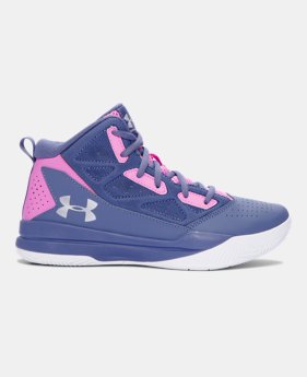 Best Seller Girls’ Grade School UA Jet Mid Basketball Shoes 1 Color $54.99
