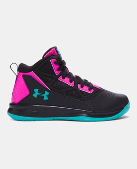 Girls’ Pre-School UA Jet Mid Basketball Shoes LIMITED TIME: FREE SHIPPING 1 Color $59.99