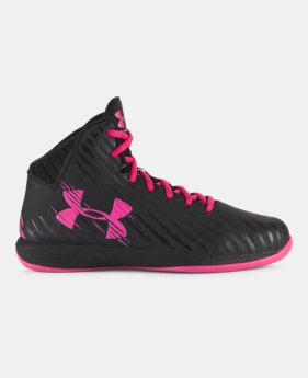 Girls' Grade School UA Jet Basketball Shoes 1 Color $54.99