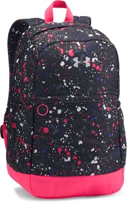 black and red under armour backpack