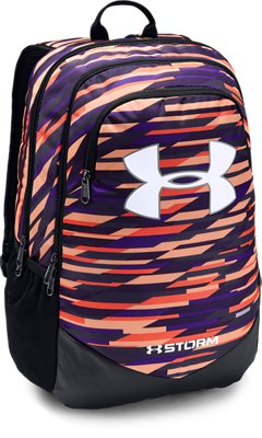 boys orange backpack