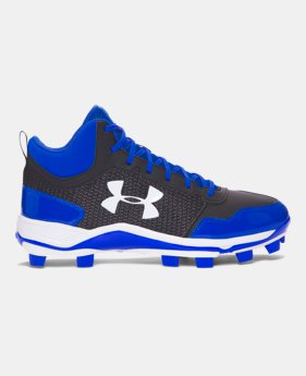Men's UA Heater Mid TPU Baseball Cleats 2 Colors $69.99
