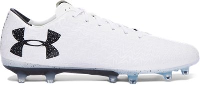 all white under armour soccer cleats