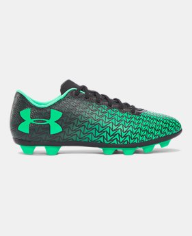 Boys' UA CF Force 3.0 FG Rubber Molded Jr. Soccer Cleats 1 Color Available $34.99