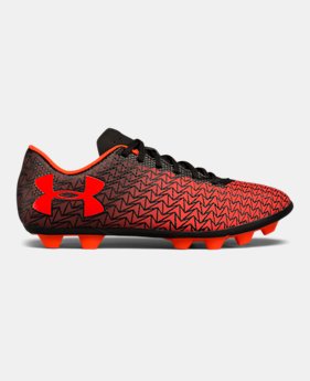 Boys' UA CF Force 3.0 FG Rubber Molded Jr. Soccer Cleats $34.99
