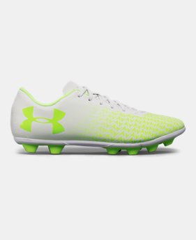 Boys' UA CF Force 3.0 FG Rubber Molded Jr. Soccer Cleats 1 Color $26.24