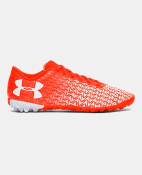 New Arrival Kids' UA ClutchFit® Force 3.0 Turf Jr. Soccer Shoes 2 Colors $49.99