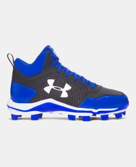 Boys' UA Heater Mid TPU Jr. Baseball Cleats $54.99