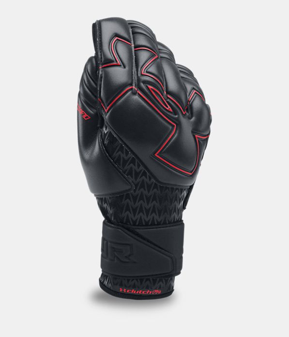 Men's UA Desafio Soccer Gloves, Black ,