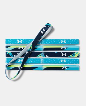 Girls' UA Graphic Headbands - 6 Pack 6 Colors Available $14.99